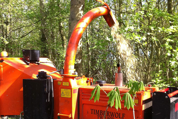Manually Fed Wood Chipper Operations